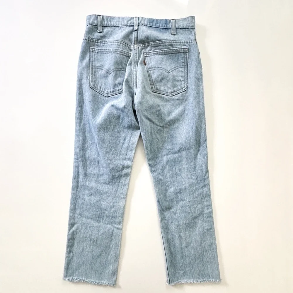 Vintage Levi's Orange Tab High Waisted Light‎ Wash - Waist 28" - Picture 9 of 10